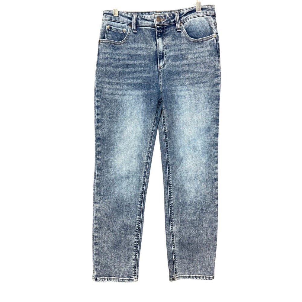 OAT New York Jeans Womens 6 Blue Soft Sculpt Denim Ankle Cotton Stretch 30x27